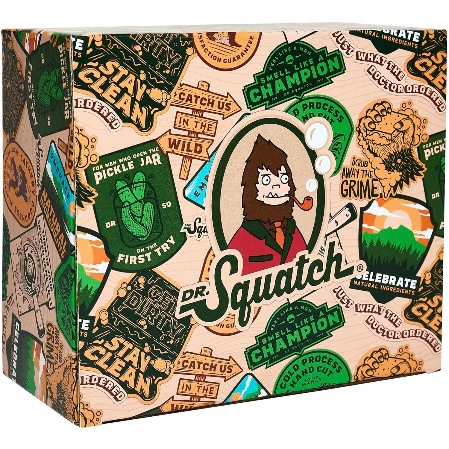 imageDr Squatch 2024 Holiday Bundle Mens Natural 4 Soap and 4 Deodorant Gift Set Cold Process Soap with No Harsh Chemicals OdorSquatching Aluminum Free DeodorantCologne Gift Box