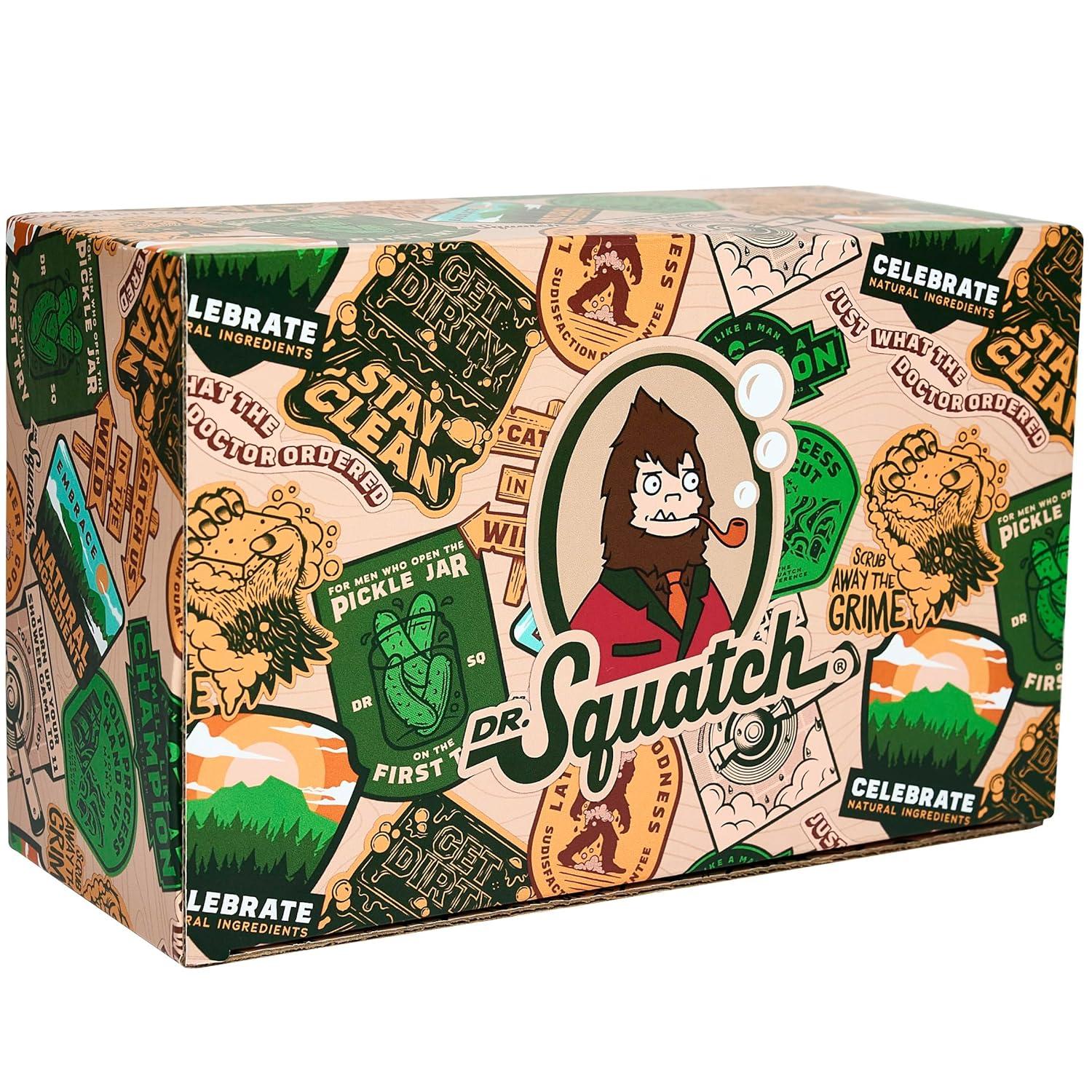 imageDr Squatch 2024 Holiday Bundle Mens Natural 4 Soap and 4 Deodorant Gift Set Cold Process Soap with No Harsh Chemicals OdorSquatching Aluminum Free DeodorantFestive Freshness