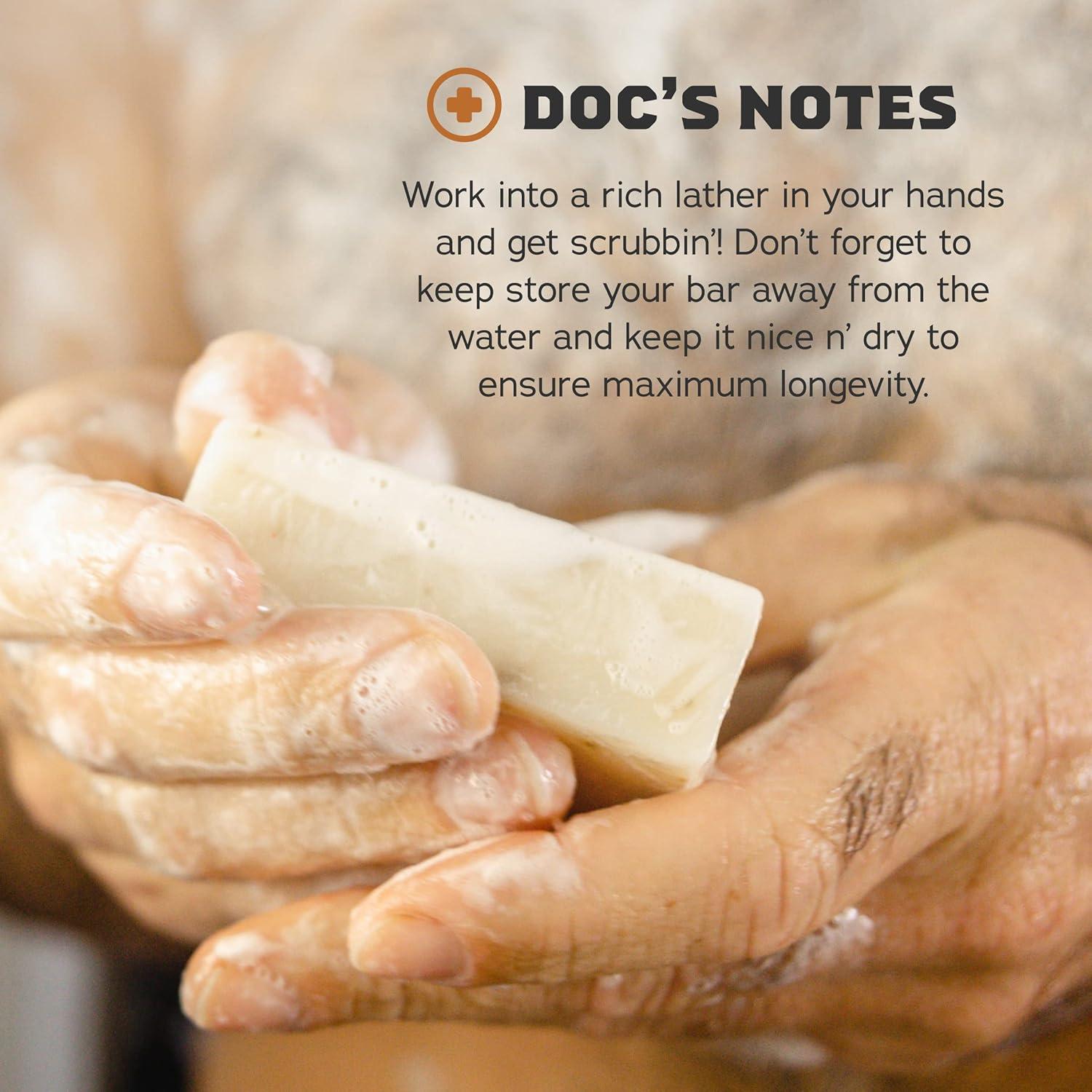 imageDr Squatch Basic Squatch Forest Pack Pine Tar and Birchwood Breeze Handmade Bar Soap With Organic Oils Soap Gripper and Saver