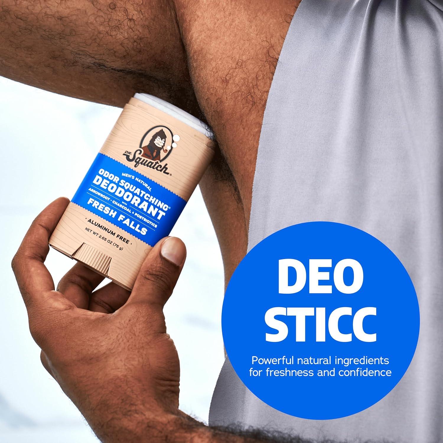 imageDr Squatch Manly Soap and Deodorant Variety Pack Handmade with Organic Oils AluminumFree Summer Citrus and Fresh Falls Mens Natural SoapBirchwood Breeze and Fresh Falls