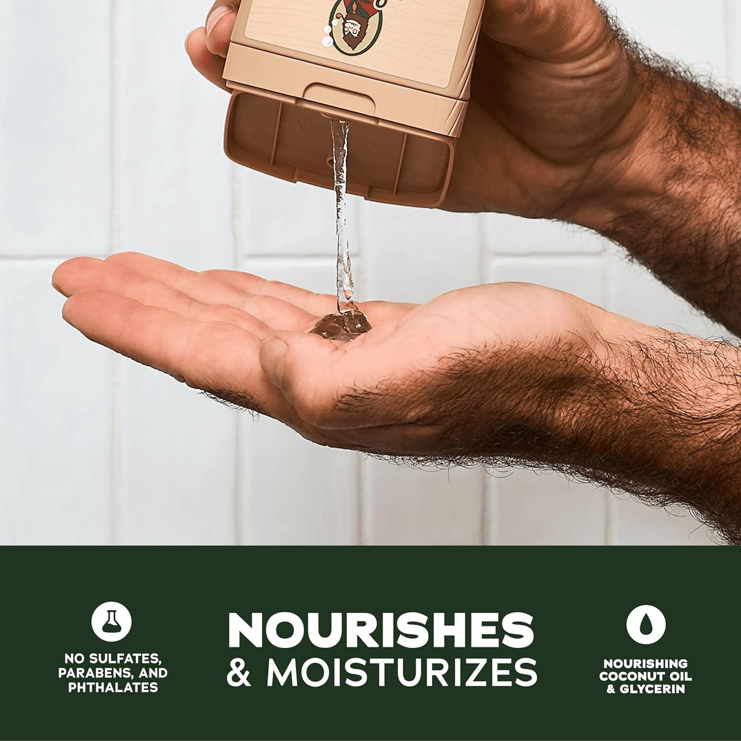 imageDr Squatch NEW Natural Body Wash and Hair Kit for Men Gift Set No Paraben Phthalate Sulfate Fresh Falls Body Wash 14 oz 2Pack Shampoo 8 fl oz ampamp Conditioner 115 fl ozFresh Falls