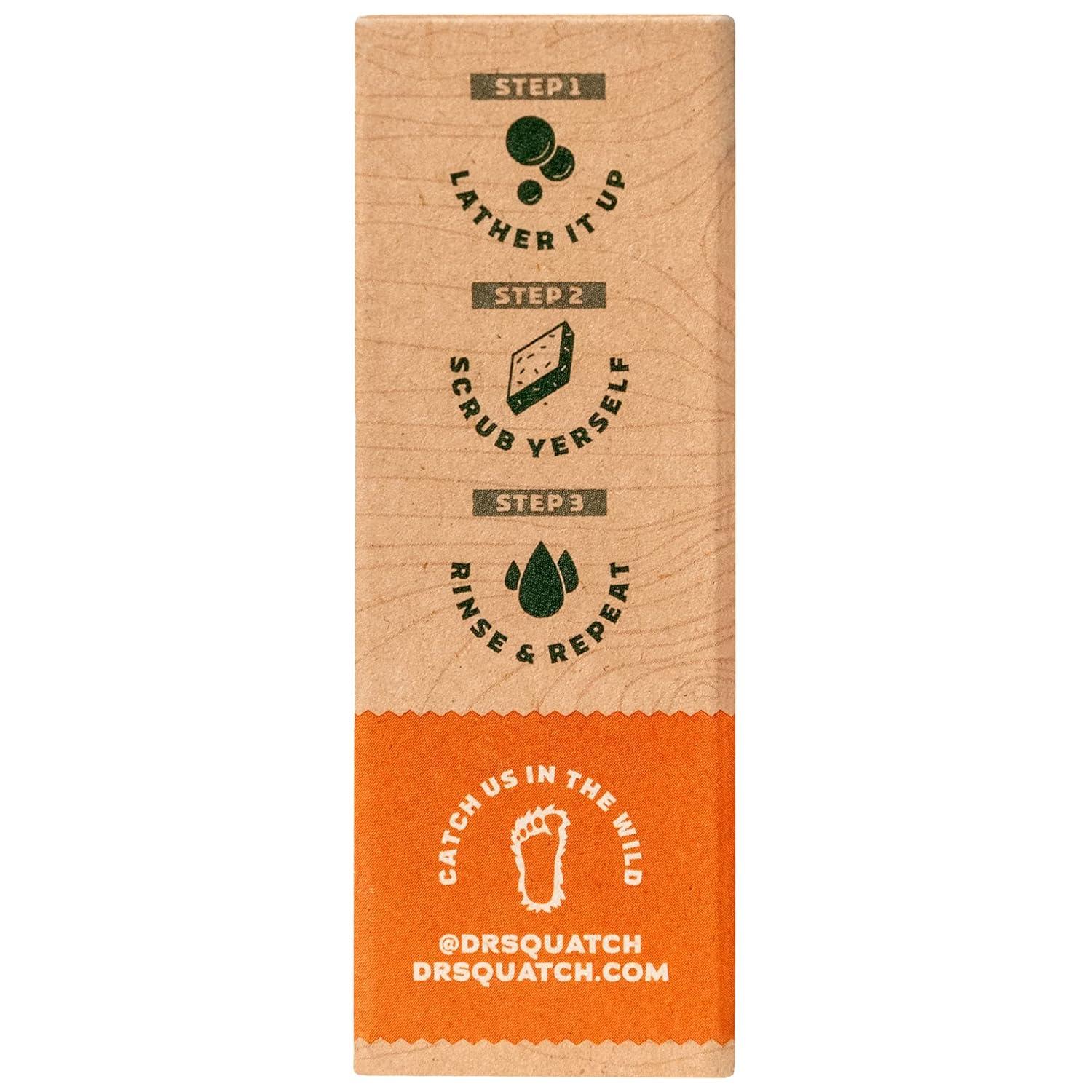 imageDr Squatch Natural Bar Soap for Men Cold Process Soap with No Harsh Chemicals Coastal Mist 5 oz 3PackCedar