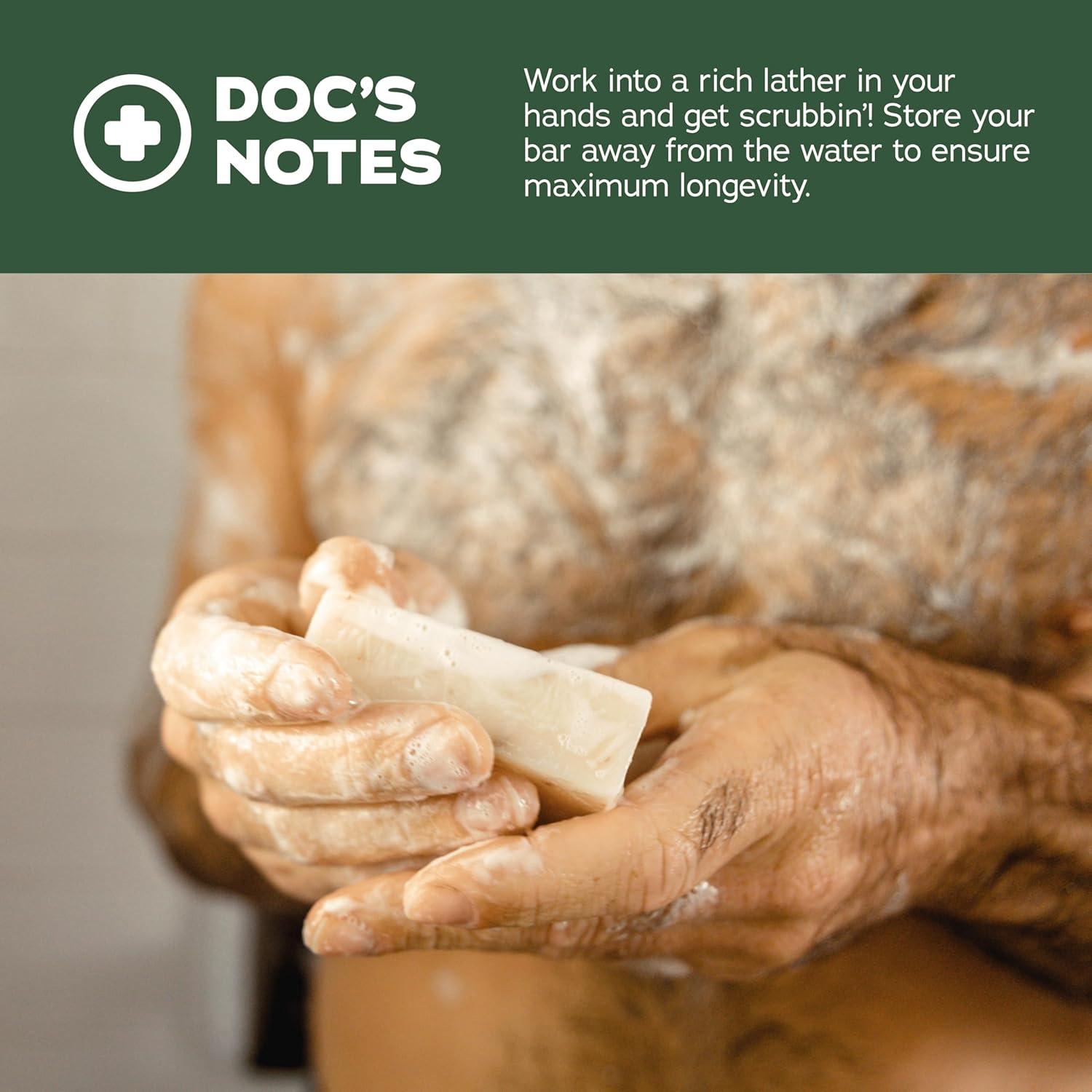 imageDr Squatch Natural Bar Soap for Men Cold Process Soap with No Harsh Chemicals Coastal Mist 5 oz 3PackSierra Storm