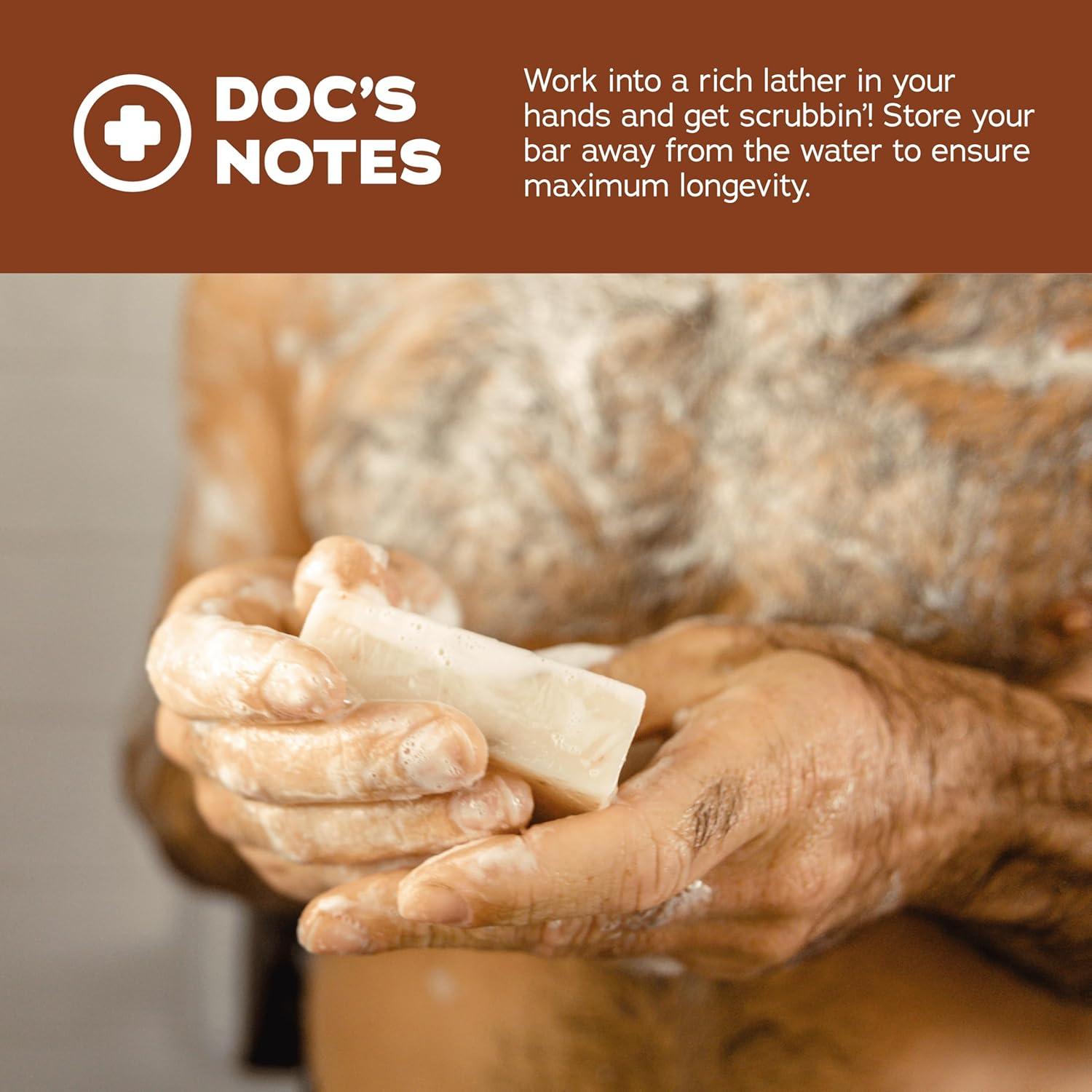 imageDr Squatch Natural Bar Soap for Men Cold Process Soap with No Harsh Chemicals Coastal Mist 5 oz 3PackWood Barrel Bourbon