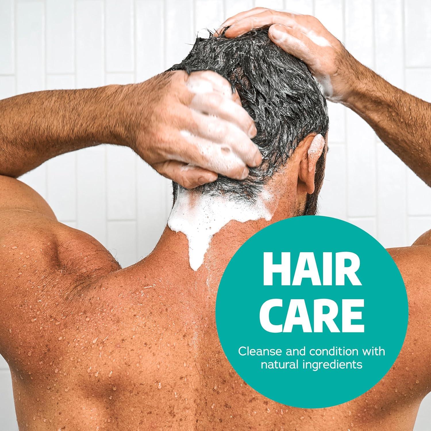 imageDr Squatch Natural Hair Bundle for Men Healthy Full Looking Hair Fresh Falls Shampoo 11 fl oz Fresh Falls Conditioner 11 fl ozCoconut Castaway