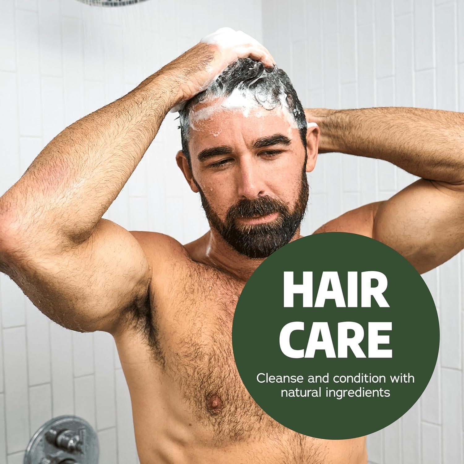 imageDr Squatch Natural Hair Bundle for Men Healthy Full Looking Hair Fresh Falls Shampoo 11 fl oz Fresh Falls Conditioner 11 fl ozPine Tar Updated Packaging