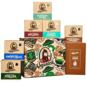 Dr. Squatch 2024 Holiday Bundle – Men’s Natural 4 Soap and 4 Deodorant Gift Set – Cold Process Soap with No Harsh Chemicals + Odor-Squatching, Aluminum Free Deodorant(Cologne Gift Box)