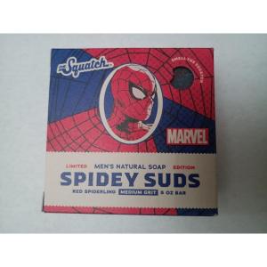 Dr. Squatch Limited Edition All Natural Bar Soap for Men with Medium Grit, Spidey Suds