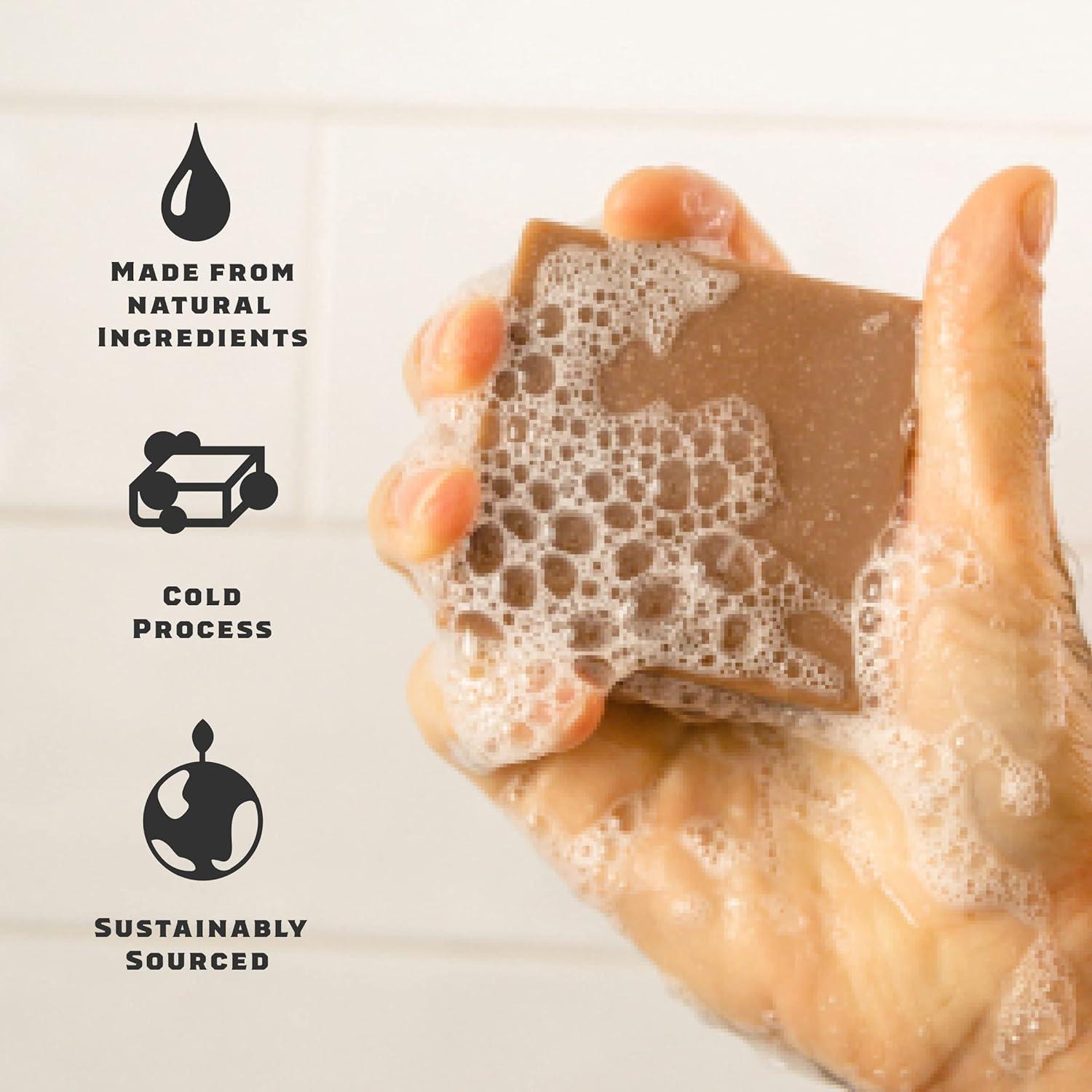 imageDr Squatch Natural Bar Soap for Men Cold Process Soap with No Harsh Chemicals Pine Tar Cedar Citrus ampamp Bay Rum 5 oz 3PackForest Essence