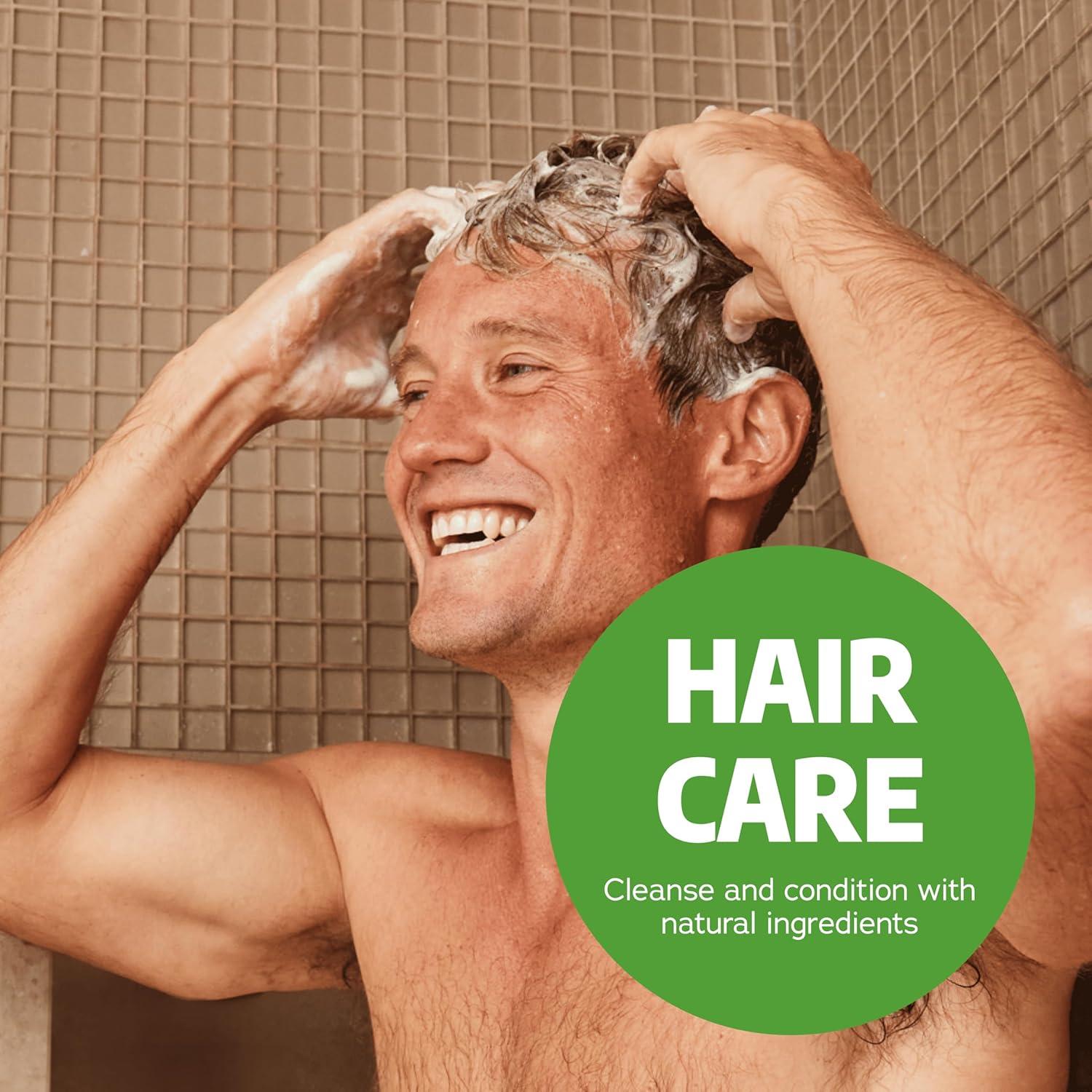 imageDr Squatch Natural Hair Bundle for Men Healthy Full Looking Hair Summer Citrus Shampoo 8 fl oz Summer Citrus Conditioner 115 fl ozCool Aloe Fresh