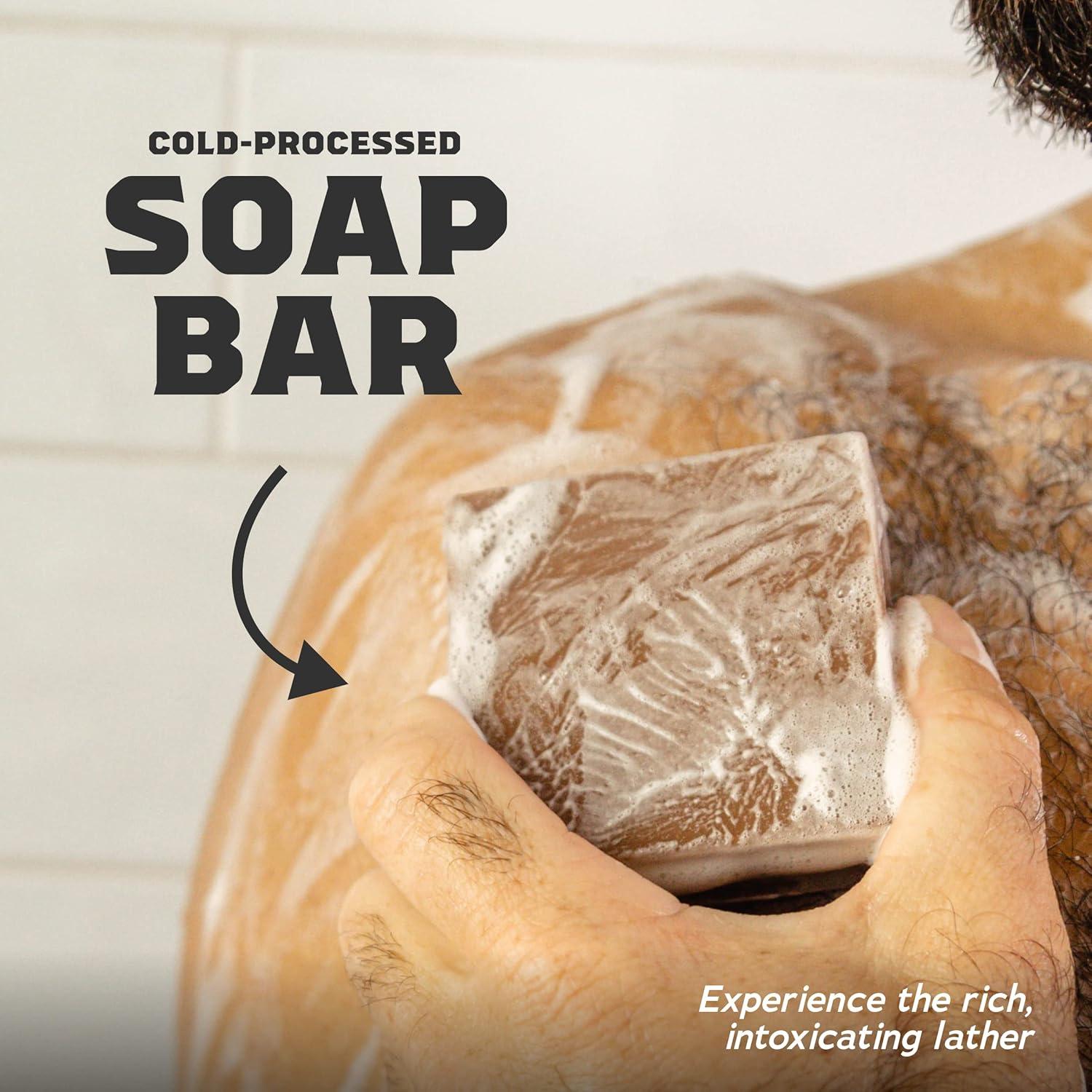 imageDr Squatch Natural Mens Bar Soap Cold Process Body Soap Bar with Natural Oils Gifts for Men Coconut Castaway Wood Barrel Bourbon Fresh Falls Birchwood Breeze amp Coastal Mist 5 oz 5PackMountain Man Essentials