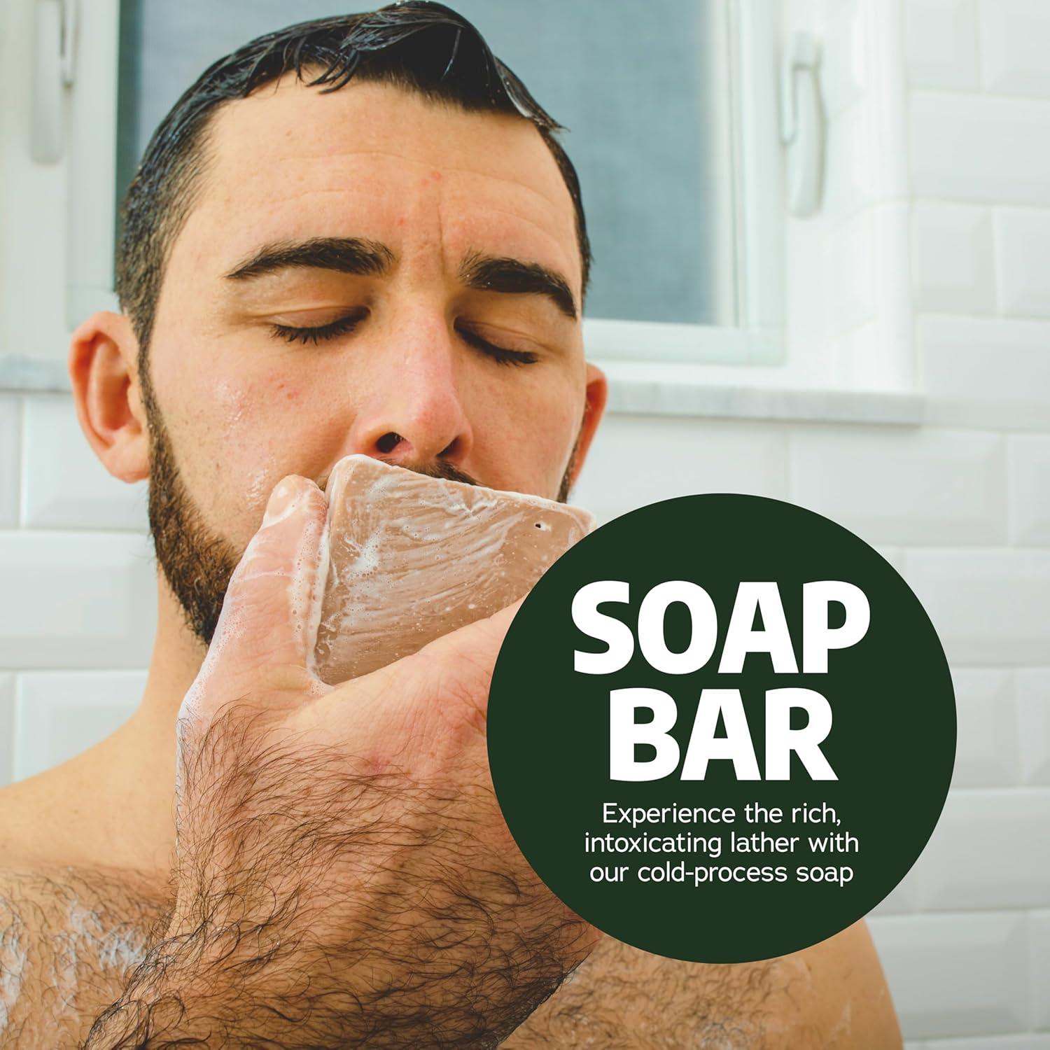 imageDr Squatch Natural Mens Bar Soap Cold Process Body Soap Bar with Natural Oils Gifts for Men Coconut Castaway Wood Barrel Bourbon Fresh Falls Birchwood Breeze amp Coastal Mist 5 oz 5PackRich Shoreline