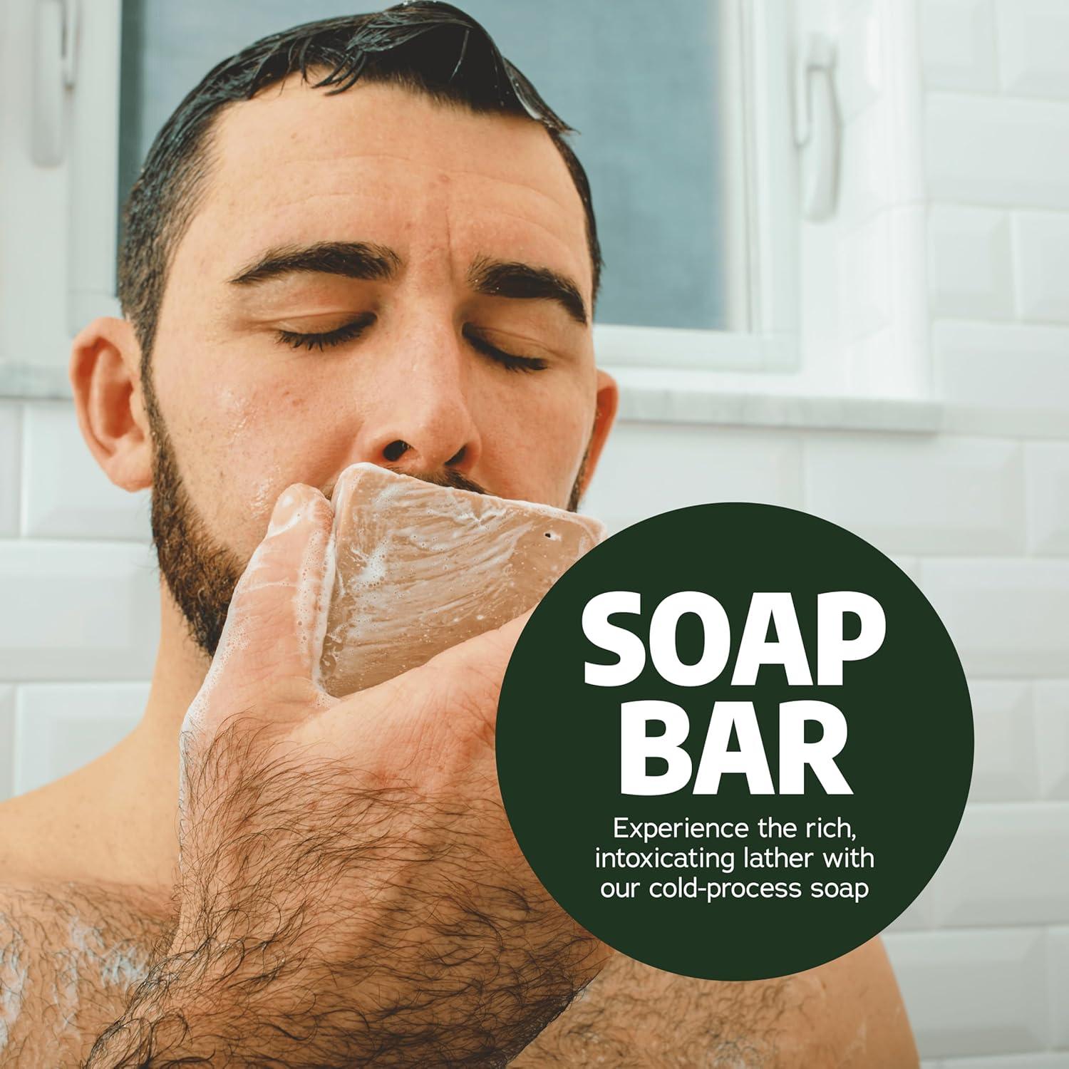 imageDr Squatch Natural Mens Bar Soap Cold Process Body Soap Bar with Natural Oils Gifts for Men Coconut Castaway Wood Barrel Bourbon Fresh Falls Birchwood Breeze amp Coastal Mist 5 oz 5PackSunbreak Shores