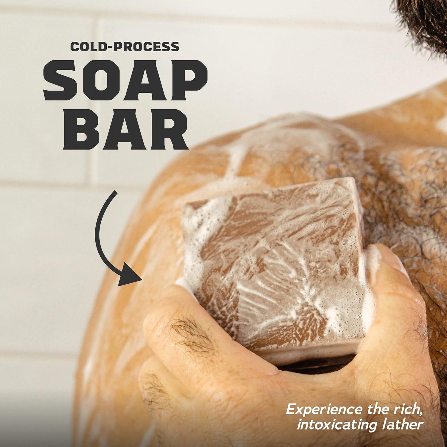 imageDr Squatch Natural Mens Bar Soap Cold Process Body Soap Bar with Natural Oils Gifts for Men Coconut Castaway Wood Barrel Bourbon Fresh Falls Birchwood Breeze amp Coastal Mist 5 oz 5PackNatures Forge