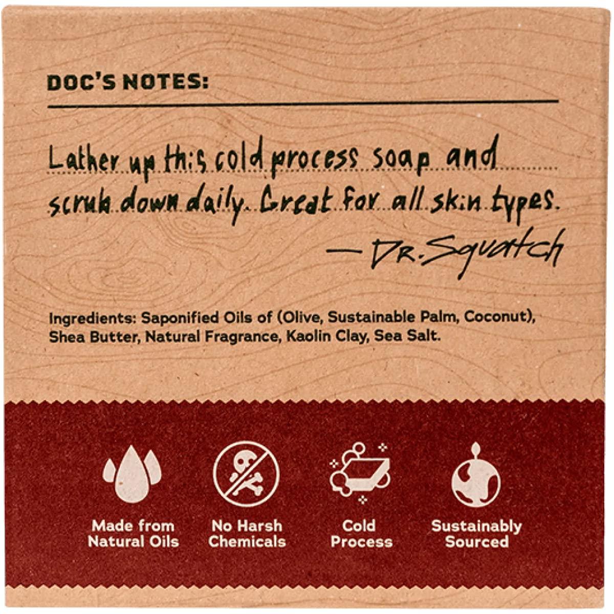 imageDr Squatch All Natural Bar Soap for Men with Zero Grit Bay RumBay Rum