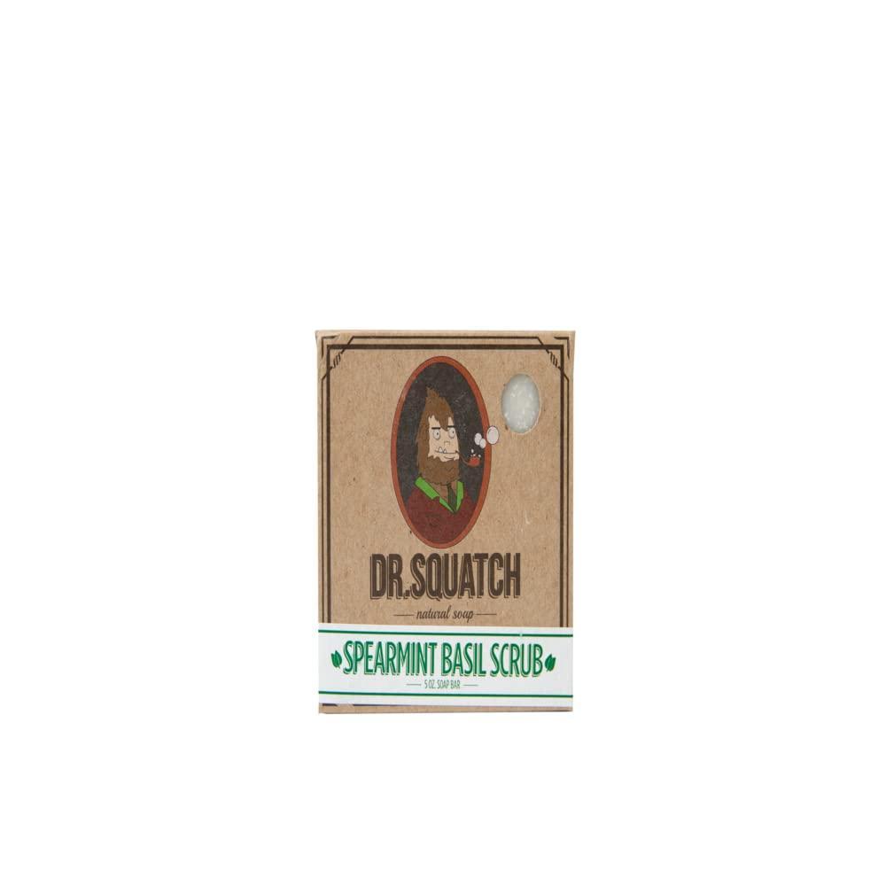 imageDr Squatch All Natural Bar Soap for Men with Zero Grit Bay Rumspearmint